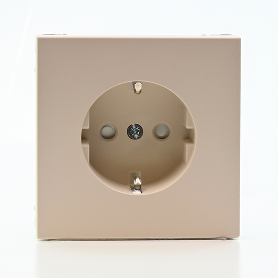 Розетка ArtGallery 16А с заземл. со шторками быстрозажим. клем. механизм песочн. SE GAL001245S