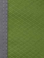 Кресло раскладное Nisus с откидывающим столиком.140кг, карман (алюм. д25) зеленый ромб/серый (N-DC-95200T-K-GG)