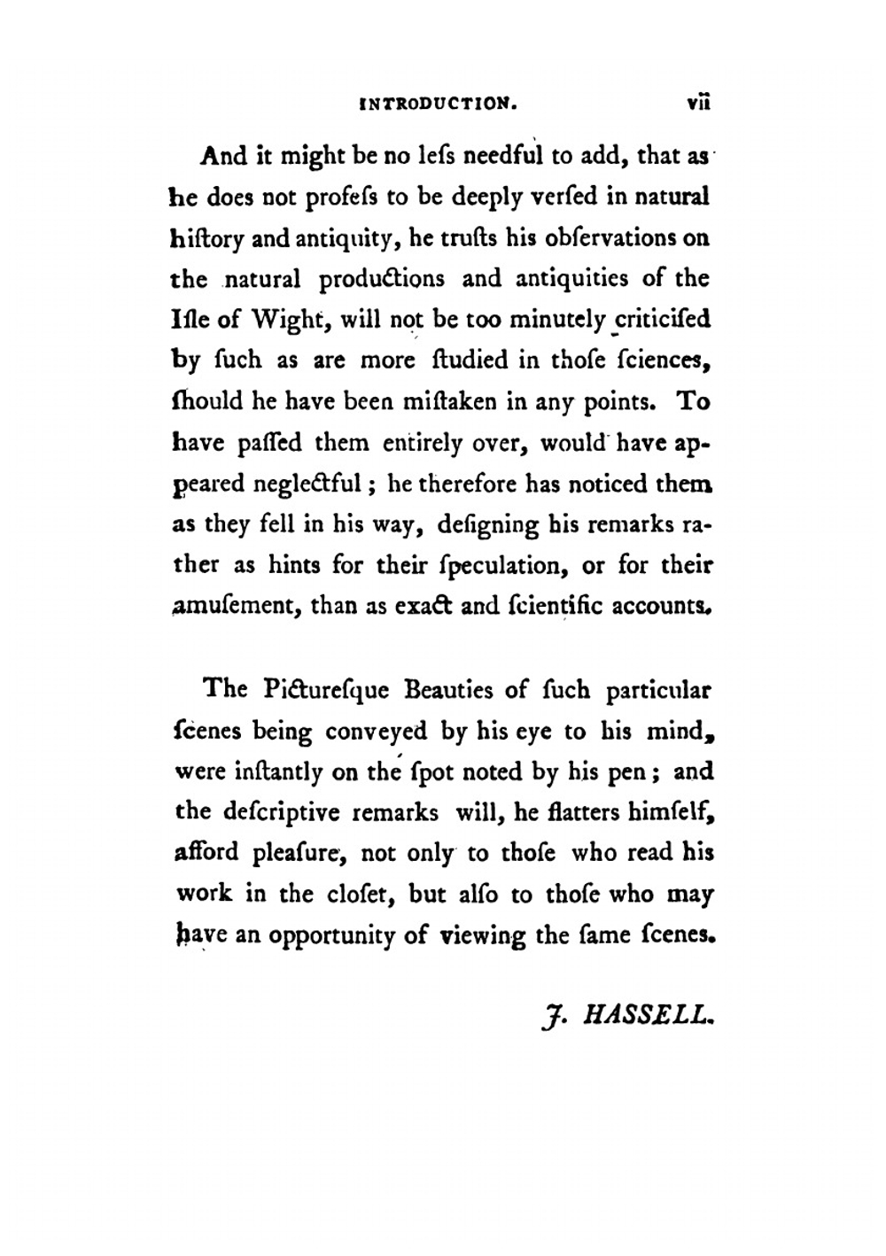 Tour of the Isle of Wight. Volume 1 | J. Hassel