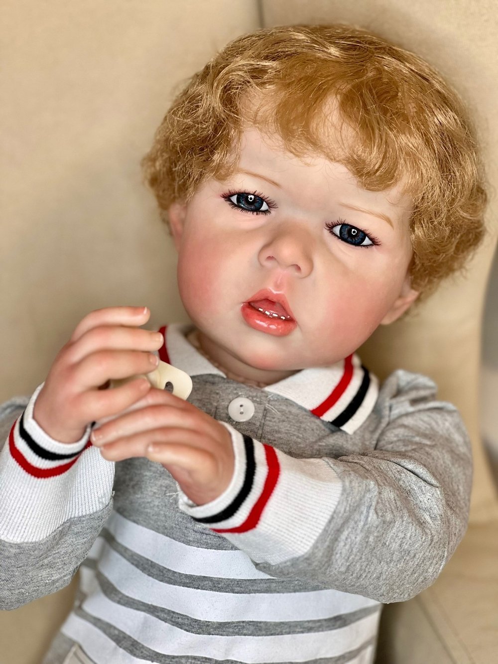 Кукла Реборн мягконабивная 70см в пакете (FA-347)