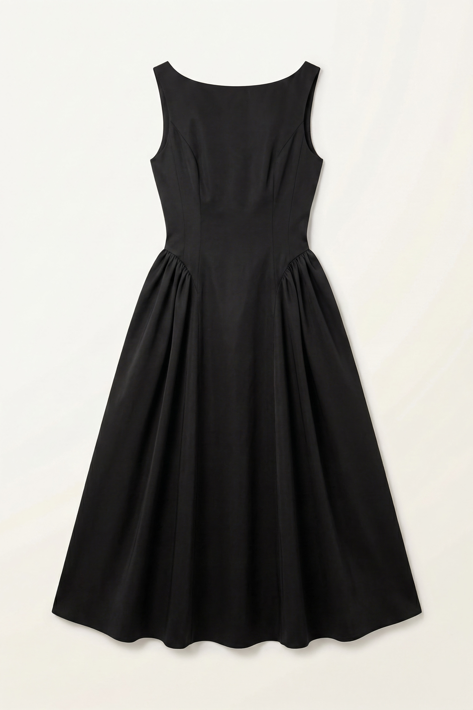 Платье миди с пышной юбкой