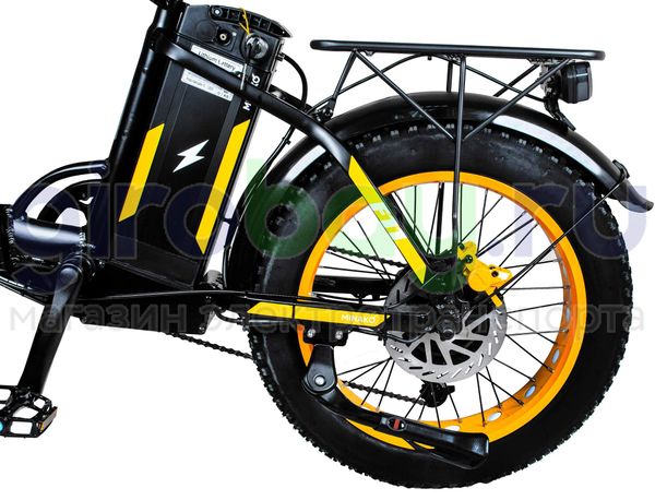 Электровелосипед Minako F11 Pro 2025 года (48V/20Ah) - Оранжевый обод