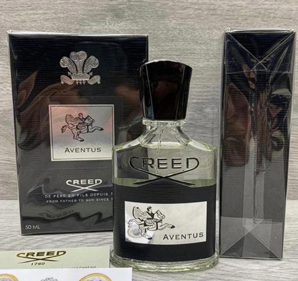 Creed Aventus 100ml (Коробка парфюма без слюды, парфюм новый, распаковка для фото)