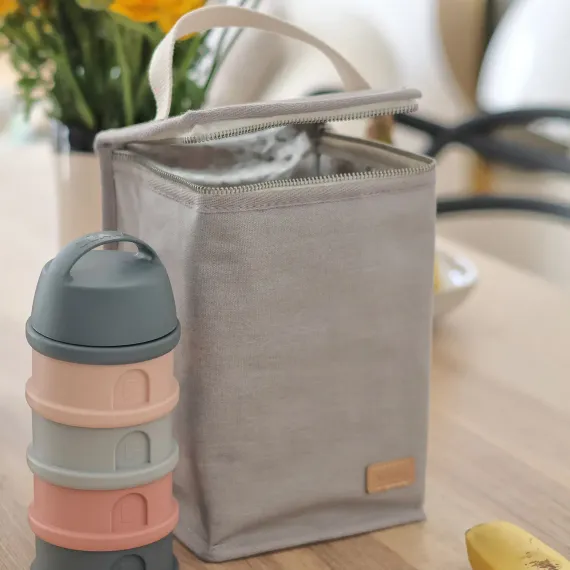 Сумка изотермическая Beaba Insulated Lunch Pouch Pearl Grey