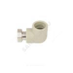 Угольник PP-R комбинированный серый Дн 32х1 1/4" с накидной гайкой VALFEX 10138132Г