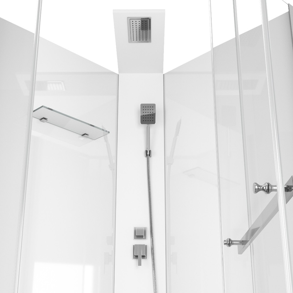 Душевая кабина Ceruttispa (ЧеруттиСпа) CHIKA901T, с низким поддоном, 90x90x225