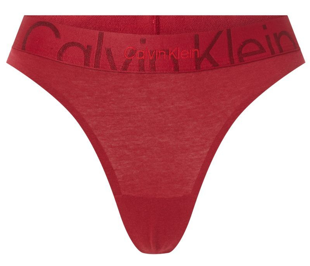 Majtki Calvin Klein Thong 1P - красный