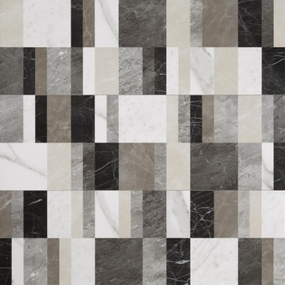 Керамическая плитка для стен Roma Classic Frames Inserto Mix 3 91.5x91.5 (Комплект Из 3-Х Штук)