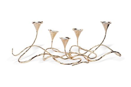 Mukul Goyal Подсвечники ИДЕН (5 предметов), золотистые MG301