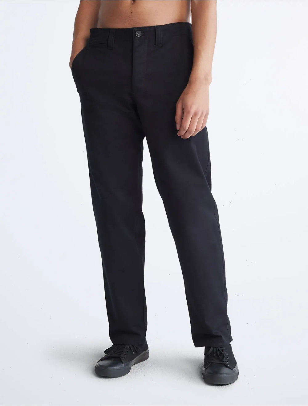 Брюки Calvin Klein Solid Utility Chinos Black Beauty