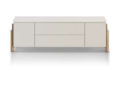 Тумба Basic 2 двери 2 ящика ширина 170 см (молочный)