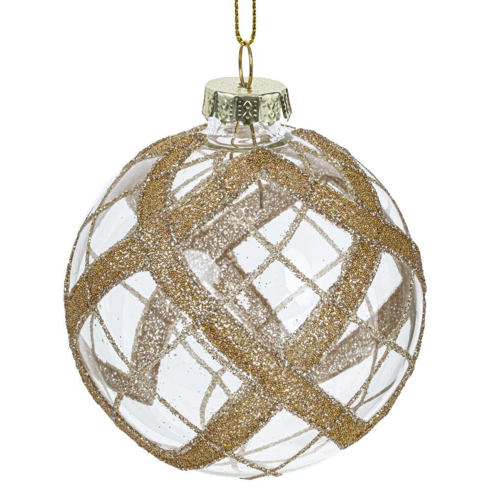 GAEM Набор из 12шт Украшение новогоднее "Шар", D 8 см, L35 W25 H8,5 см