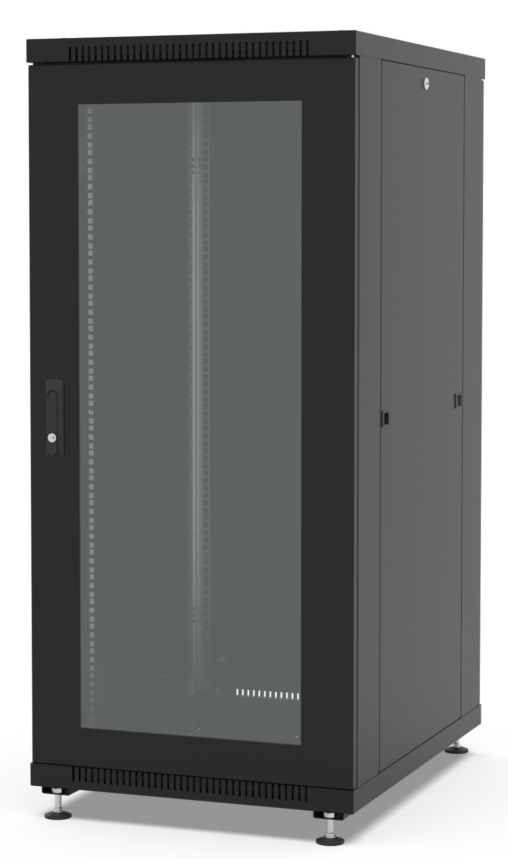 Шкаф напольный 19", 27U Filum FL-NT-2768GM1M-BK
