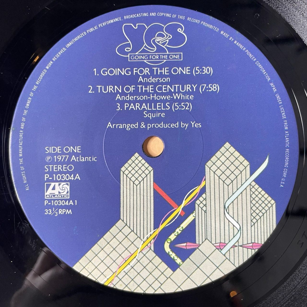 Винтажная виниловая пластинка LP Yes Going For The One (Japan 1977) (No Obi) Wonderous Stories