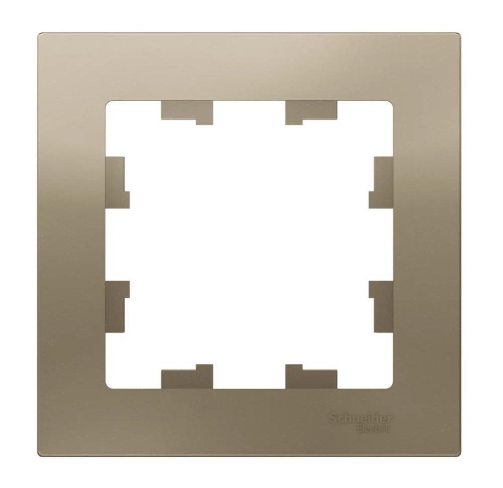 Рамка 1-я Schneider Electric Atlas Design алюминий