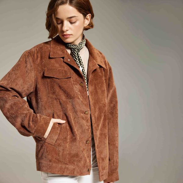 Куртка Corduroy work Карамельная - фото 17