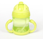 Поильник детский с трубочкой, 200 мл, от 9 мес., цвета МИКС 2793165