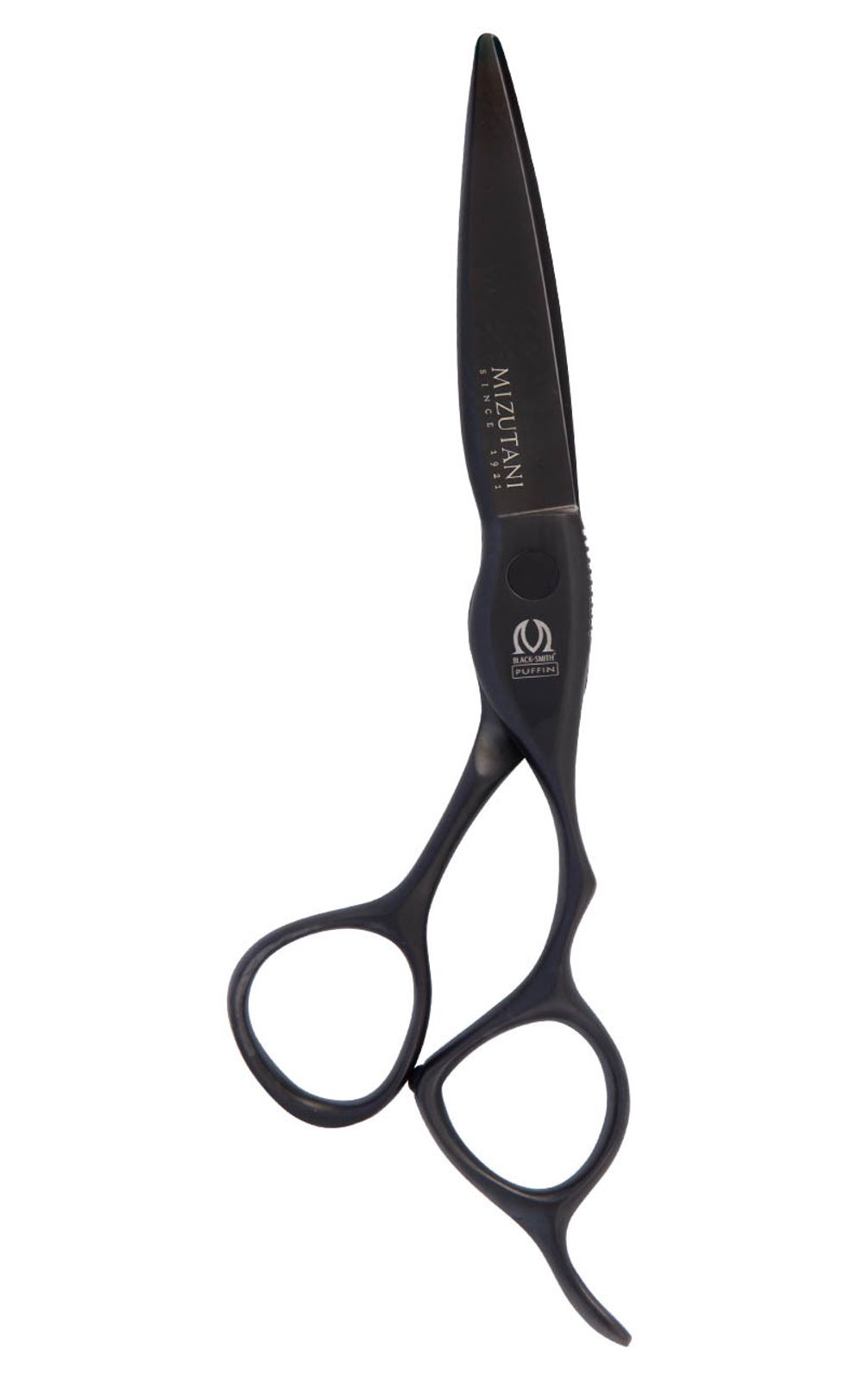 Ножницы прямые Mizutani BLACK-SMITH FIT PUFF BL, 6.5˝