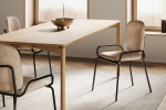 Стол обеденный saga, 75х150 см, ясень