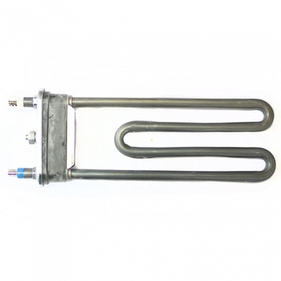 Тэн 1900W, прямой, с отверстием под датчик, L=185 мм, l=18 мм, резинка с "юбкой" широкая, Thermowatt, HTR014