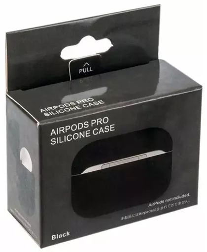 Чехол для наушников Airpods Pro Silicone Case Black