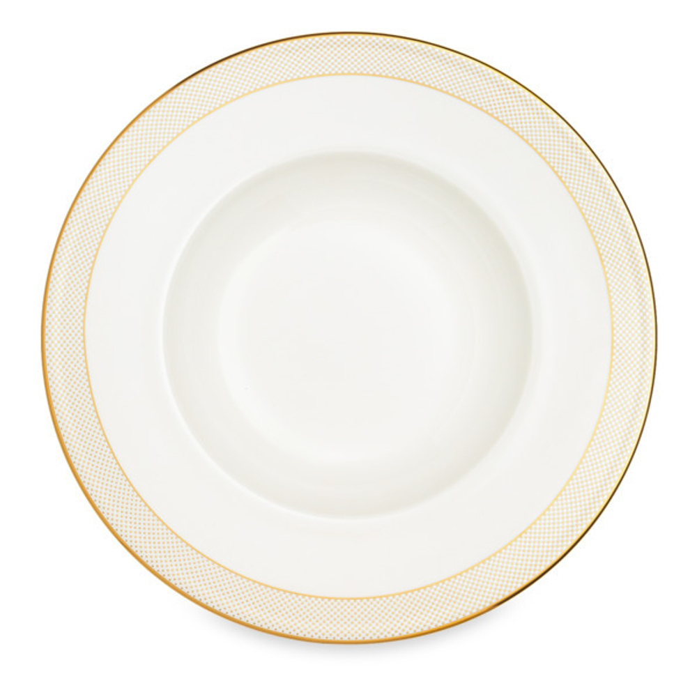 Тарелка суповая 23см Narumi Золотая паутина