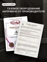 Газовый водонагреватель проточный GENBERG ДЕКОР ЭКО 210.01 Тюльпаны 20 кВт 10 л. / Газовая колонка