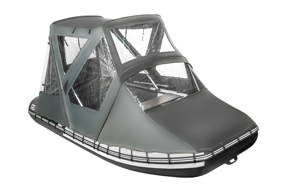 Тент трансформер КОМБИ Yachtman 360 НДНД (графит/черный)