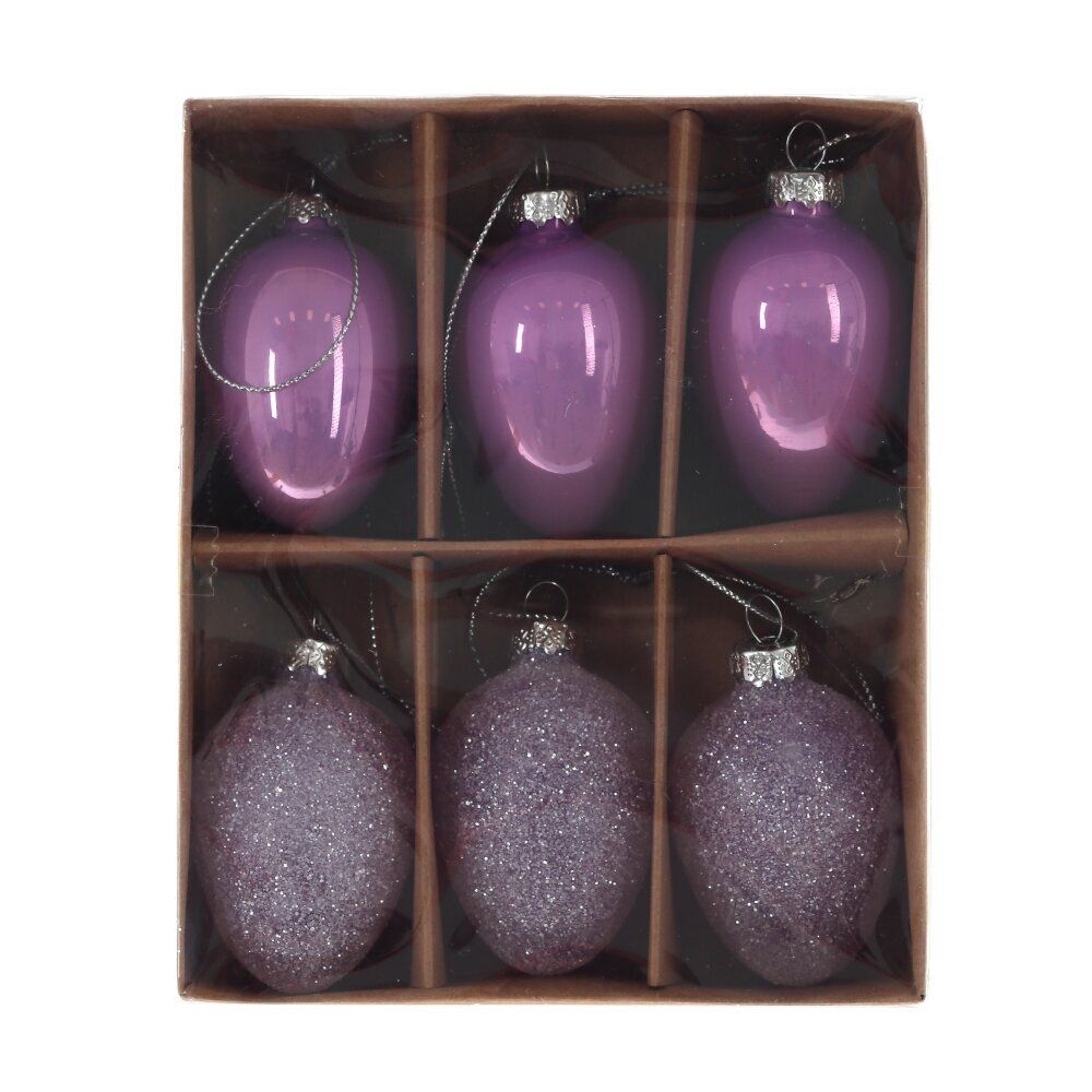 GAEM Набор из 6-ти изделий декоративных подвесных "Яйцо пасхальное" (4*5), L13 W15,5 H4 см