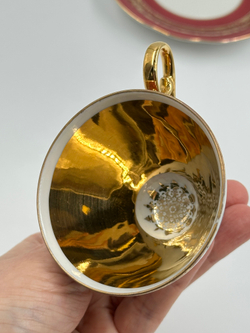 Кофейная чашка Gebr Bauer с блюдцем Schwarzenhammer