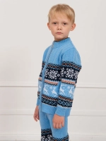 Кофта вязаная на молнии