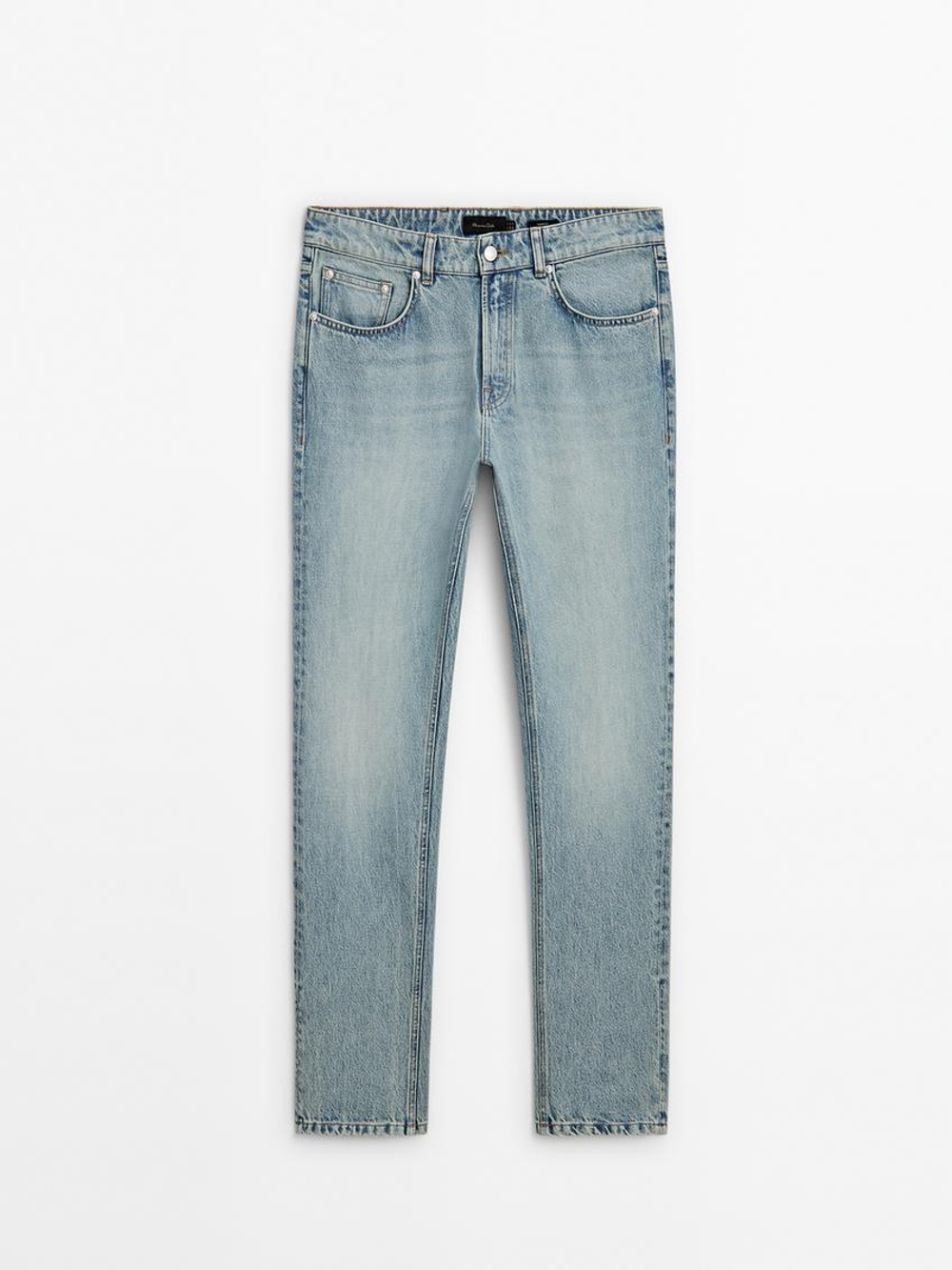 Massimo Dutti Джинсы из 100% хлопка, индиго