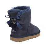 Угги Mini Bailey Bow Fur Brush Boot Navy