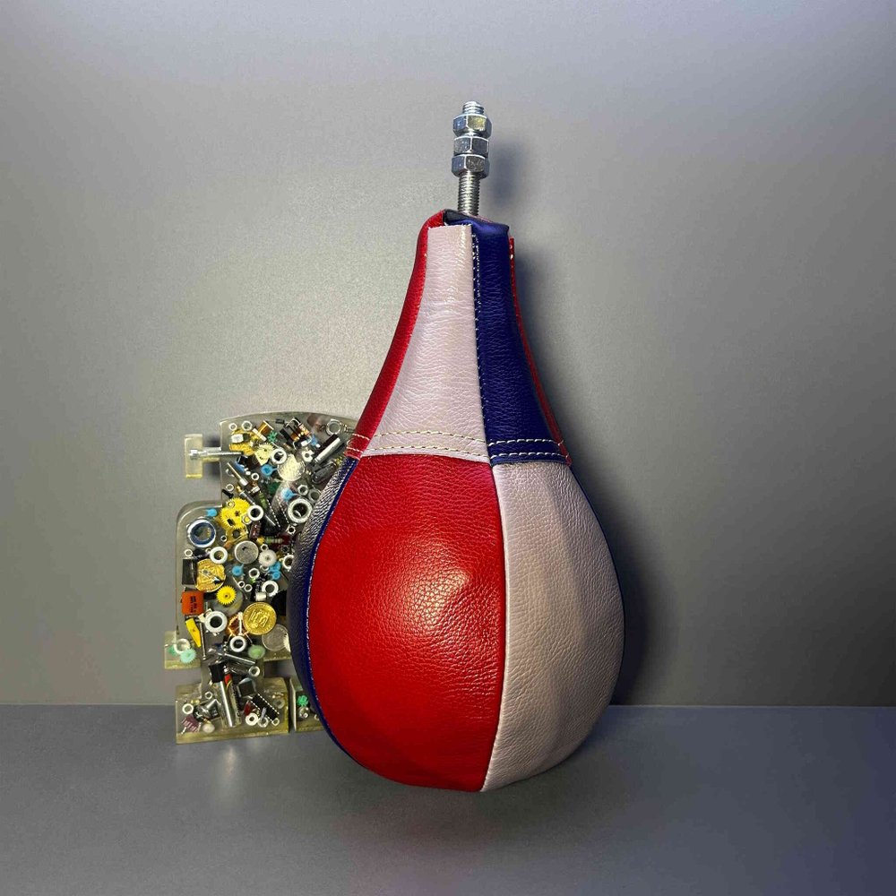 Груша в сборе кожаная (цветная)