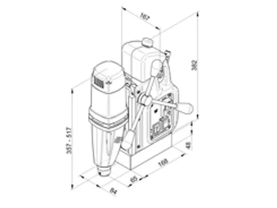 Магнитный сверлильный станок BDS MAB-1300 V
