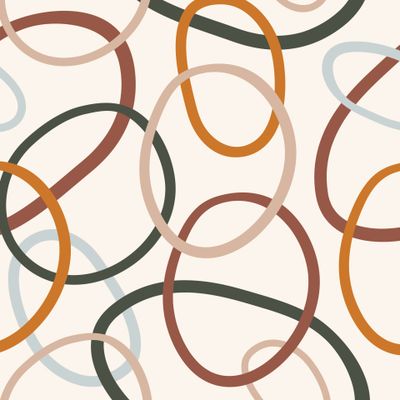 Красочные переплетенные кольца