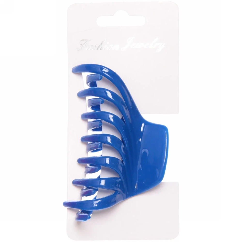 Заколка-краб для волос на блистере «Diana Collection - Mila», микс 6 цветов, 8см