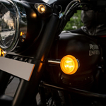 LED указатели поворота Royal Enfield, серебристые – Classic 350, арт. KXA00078