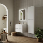 Тумба с раковиной Sancos Cento CN60W белый глянец