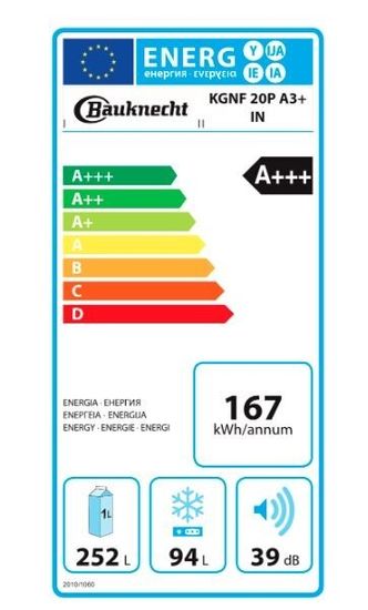 Холодильник Bauknecht KGNF 20P