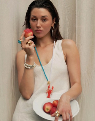 Подвеска Лобстер с эмалью