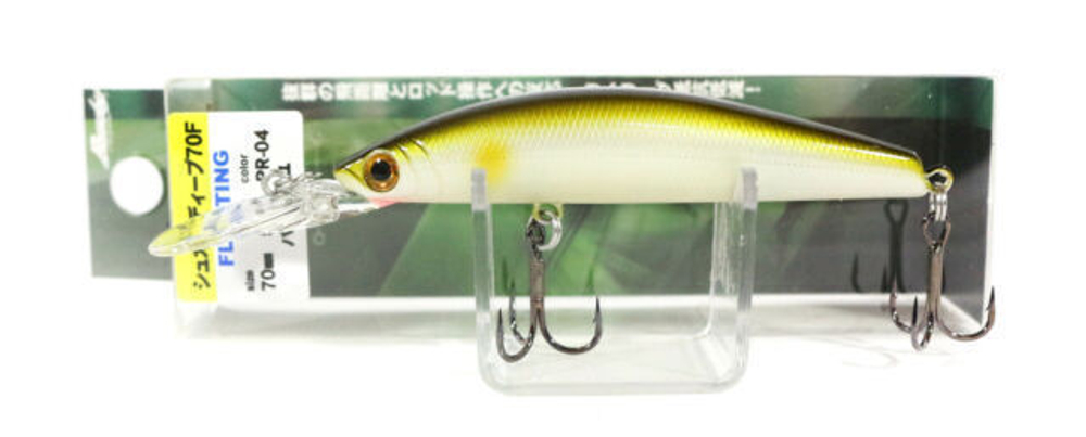 Воблер Bassday Sugsr Minnow SG 90F P-503 Pearl Candy-Lime