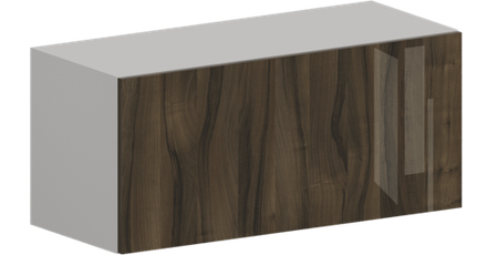 Кухня Модуль ШВГ 800 Белый / Орех Миланский