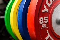 Диск соревновательный 15кг, желтый