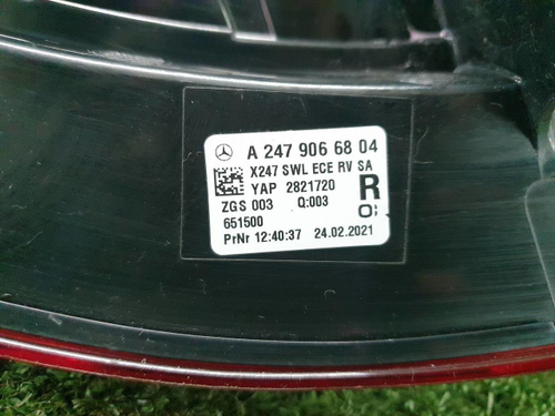Фонарь правый внешний Mercedes GLB X247 (19-23)