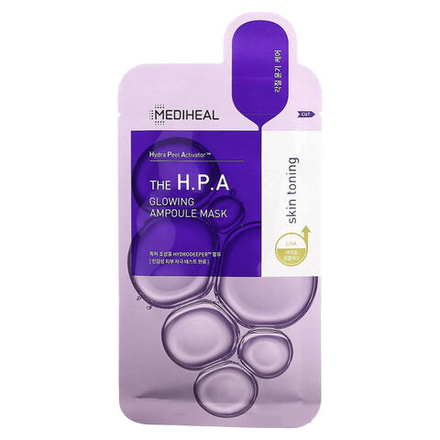 MEDIHEAL, The HPA, косметическая маска с сияющими ампулами, 1 шт., 25 мл (0,84 жидк. унц.)
