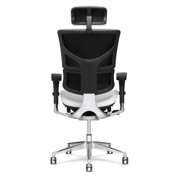 Кресло Expert Sail SAL-01 (белая кожа/черн каркас)