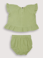 Комплект из платья с блумерами Loomknits Зеленый