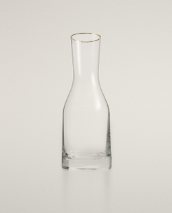 Zara Home кувшин из стекла, цвет золотой, 26 см