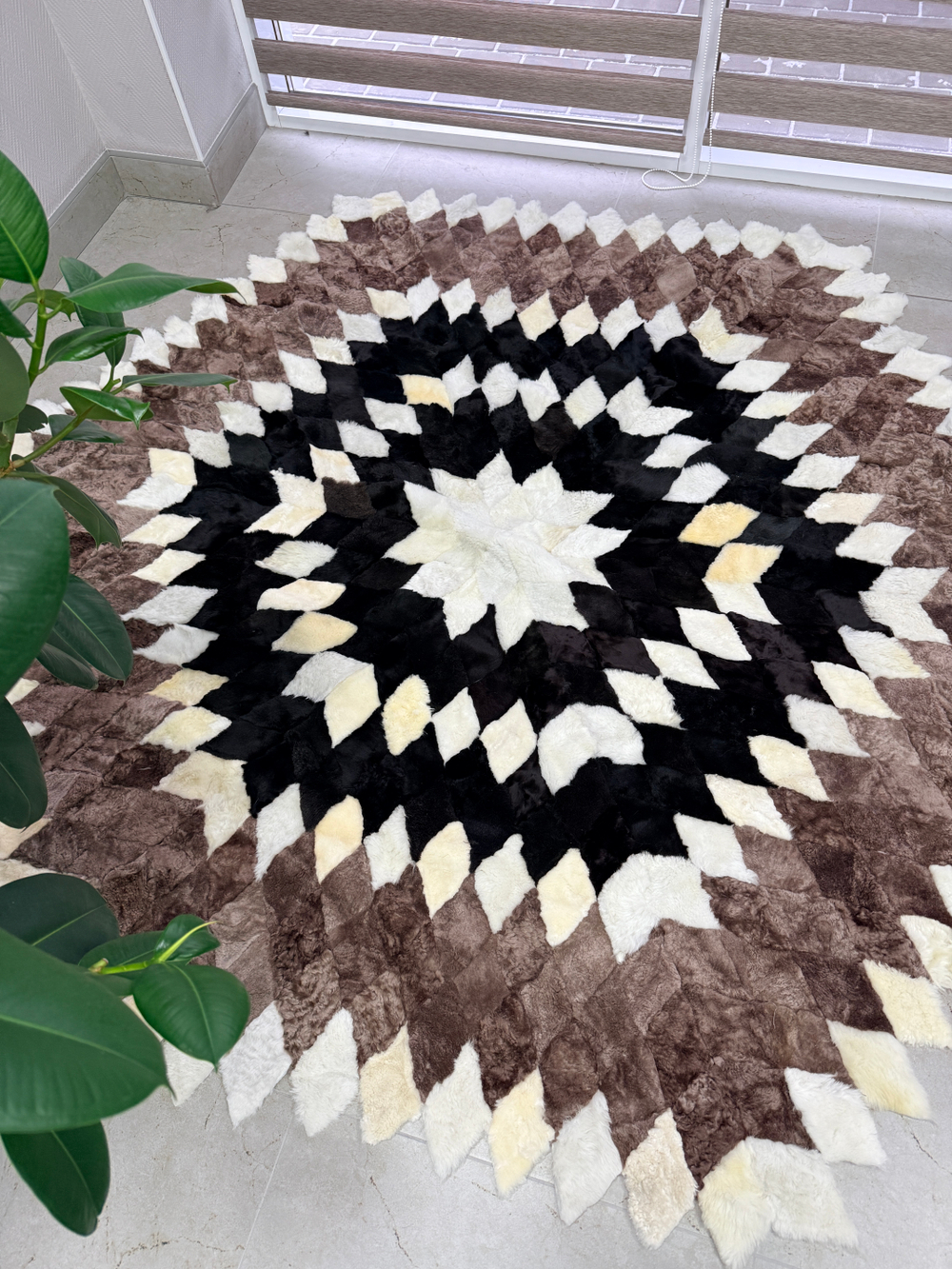 Меховой Ковер из овчины